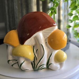 Vintage Mushroom Napkin Holder